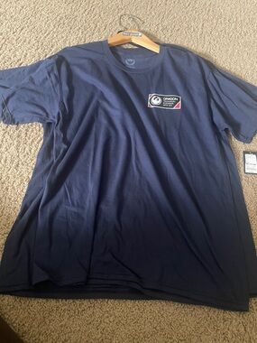 Marc Joseph Navy Porter Dry Tee